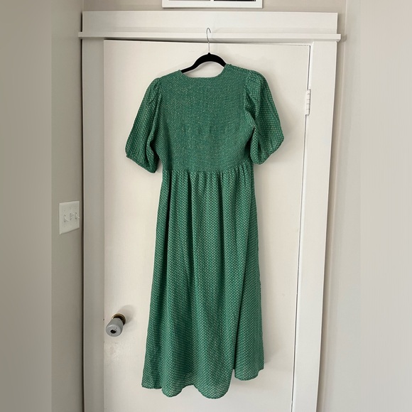 Hatch Melanie Maternity Dress size 2, jade polka dot - Picture 5 of 8